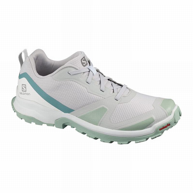 Salomon XA COLLIDER W - Womens Trail Running Shoes - Grey/Light Turquoise Grey - NZ (63710-HEKM)